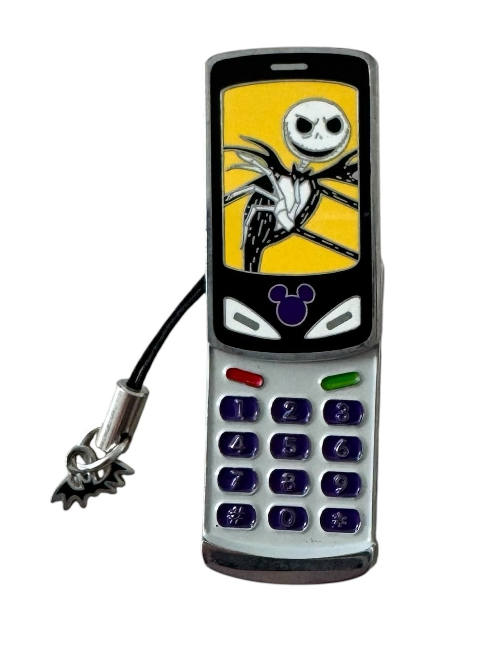Disney Pin Nightmare Before Christmas Jack Skellington Sliding Cellphone